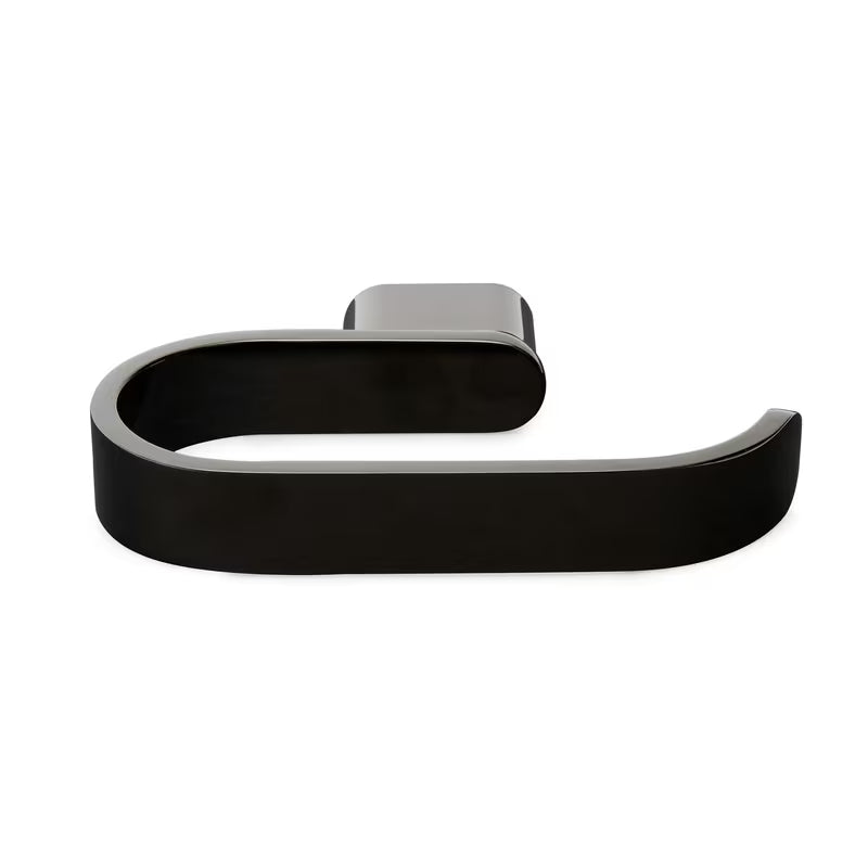 Stenski držalo za toaletni papir SAT Simply R PVD v izvedbi gun metal z elegantno zasnovo.