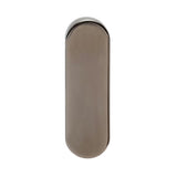 Stenski kavelj SAT Simply R PVD v barvi gun metal z zaobljeno elegantno zasnovo