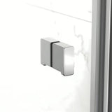 Kvadratna tuš kabina SAT Sk 100x100 cm v sijaj krom izvedbi s prozornim steklom in zložljivimi vrati