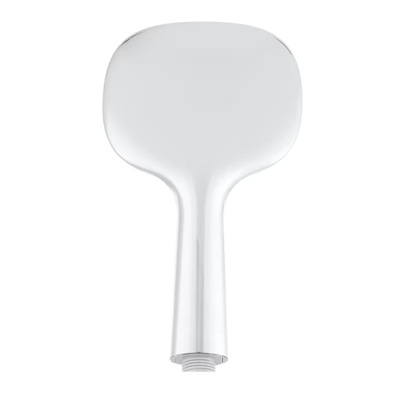 Ručni tuš SAT u kombinaciji bijele i kroma s prebacivanjem na tipku i tri vrste mlaza, uključujući BoosterSpray.