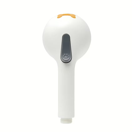 Bijela tuš ročka pro za pse s 4 funkcije i dugim masažnim izbočinama