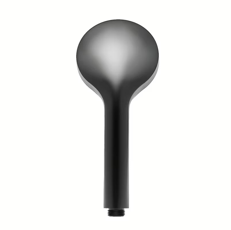 Ručna tuš slušalica SAT u mat crnoj boji promjera 10 cm i s tri vrste mlaza.