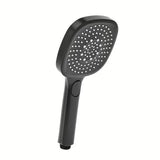 Ručni tuš SAT u mat crnoj boji sa zaobljenim dizajnom i prebacivanjem 3 mlaza tipkom EasyClick.