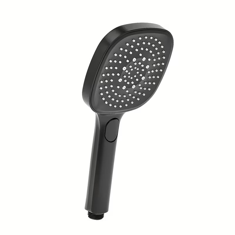 Ručni tuš SAT u mat crnoj boji sa zaobljenim dizajnom i prebacivanjem 3 mlaza tipkom EasyClick.