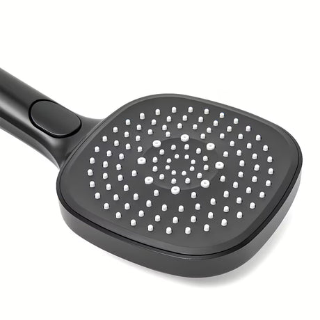 Ručni tuš SAT u mat crnoj boji sa zaobljenim dizajnom i prebacivanjem 3 mlaza tipkom EasyClick.