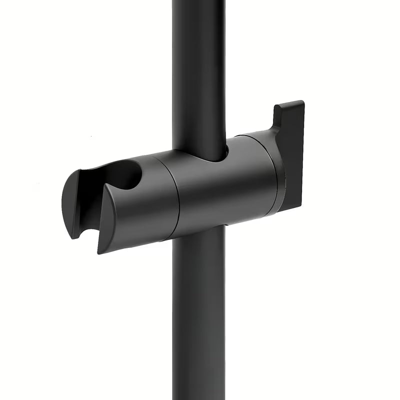 Tuš palica SAT u mat crnoj izvedbi s okruglim dizajnom pro moderni tuš kabina.