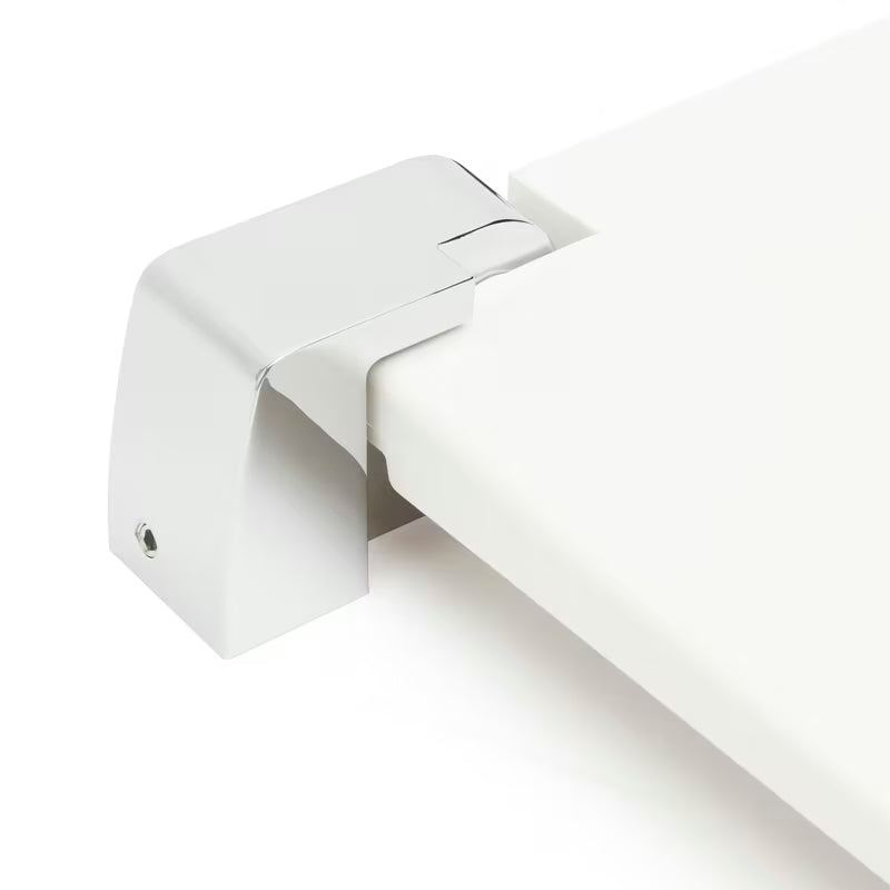 Bijelo sklopivo sedež za tuš SAT pro za udobnije i sigurnije tuširanje