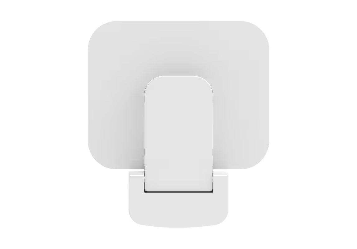 Bijelo zložljivo sedež za tuš SAT s plastičnom sjedećom površinom pro za udobno sjedenje pod tušem