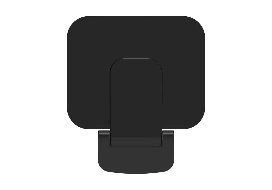 Crno sklopivo sedež za tuš SAT pro za udobno i sigurno sjedenje pod tušem