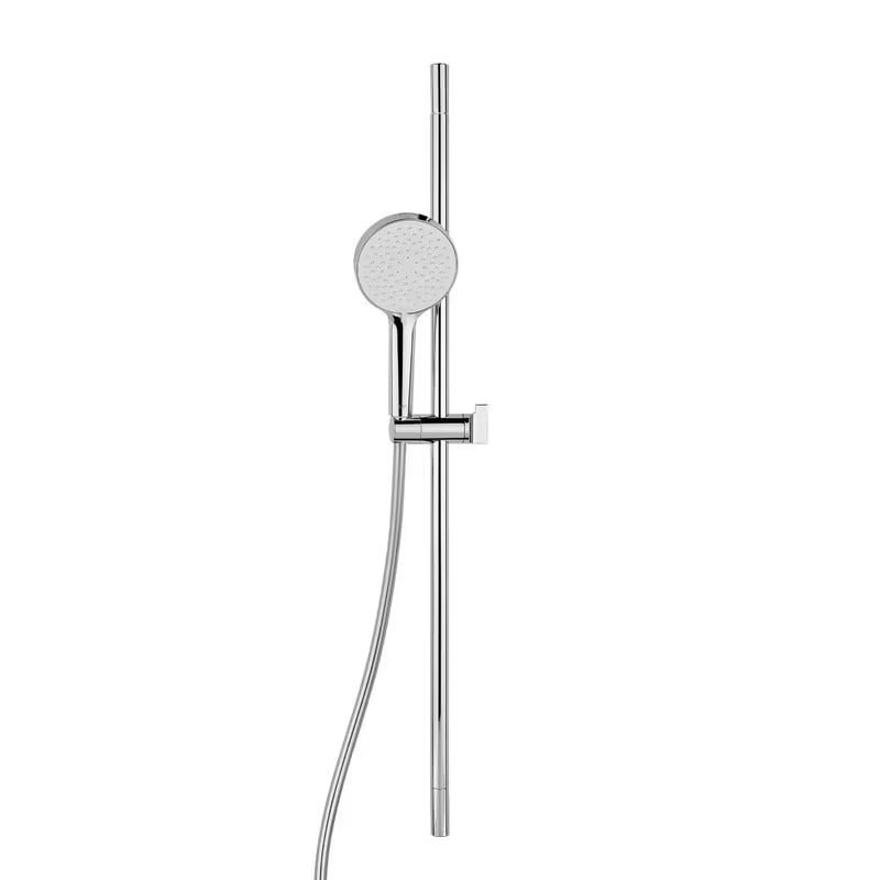 Tuš set SAT u krom izvedbi s ručnim tušem s 4 mlaza vode i zidnom tuš šipkom.