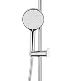 Tuš set SAT u krom izvedbi s ručnim tušem s 4 mlaza vode i zidnom tuš šipkom.