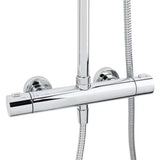 Tušni sistem SAT s termostatsko armaturo u krom izvedbi