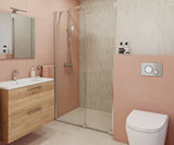 Tušni sistem SAT s termostatsko armaturo u krom izvedbi