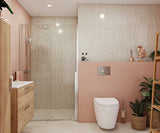 Tušni sistem SAT s termostatsko armaturo u krom izvedbi