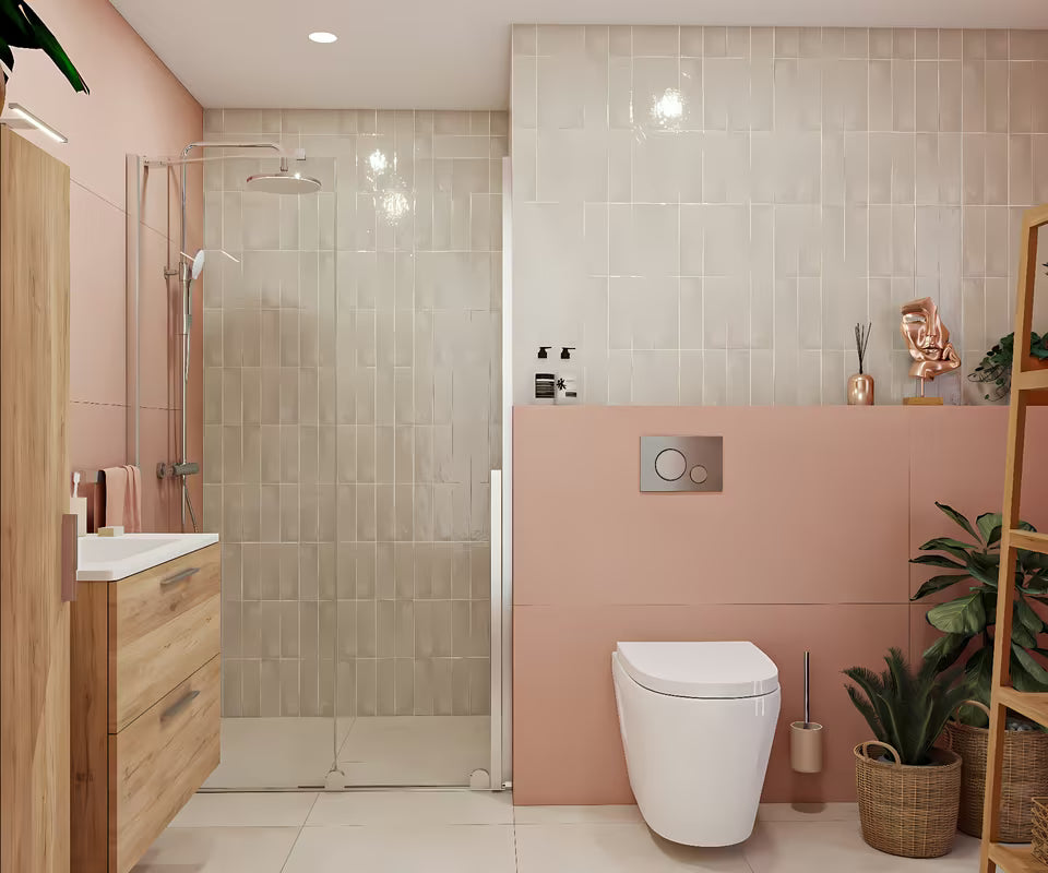 Tušni sistem SAT s termostatsko armaturo u krom izvedbi