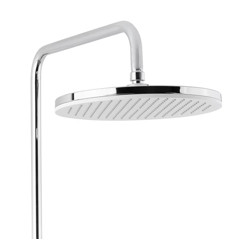 Kromirani tušni sistem SAT Chrome s nadglavnim tušem, ručnim tušem i tuš šipkom s klizačem.