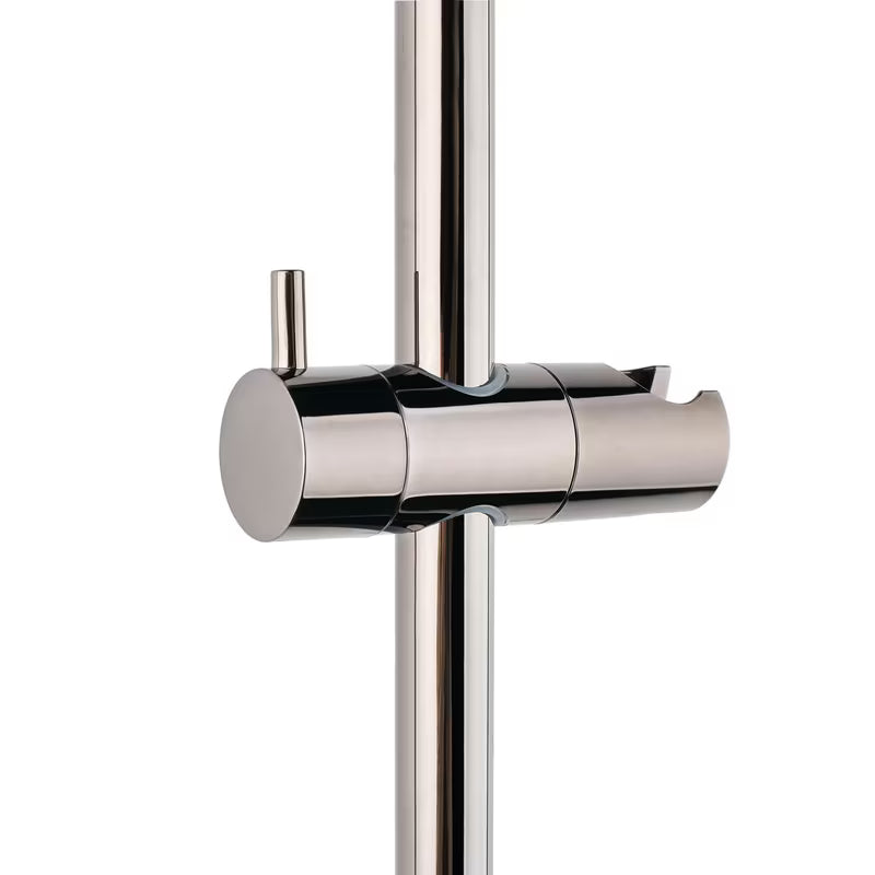 Tušni sistem SAT Dark s termostatsko armaturo u izvedbi PVD Gun Metal s nadglavnim i ručnim tušem.