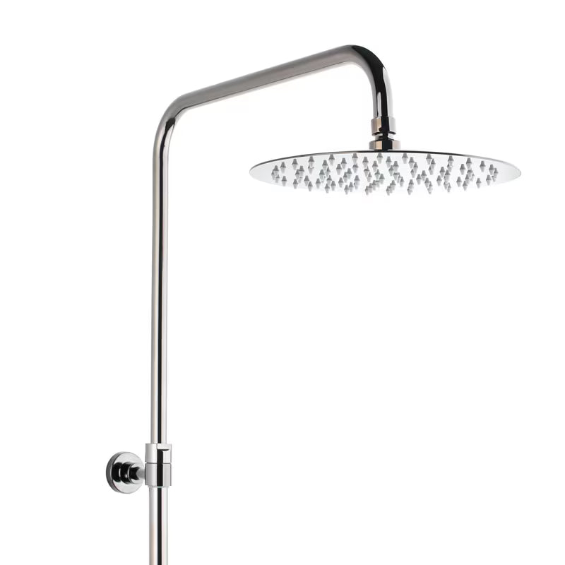 Tušni sistem SAT Dark s termostatsko armaturo u izvedbi PVD Gun Metal s nadglavnim i ručnim tušem.