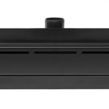 Kanaleta za Tuš SAT 70 cm u mat crnoj boji s inox rešetkom pro modernu kupaonicu.