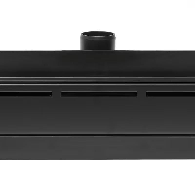 Kanaleta za Tuš SAT 70 cm u mat crnoj boji s inox rešetkom pro modernu kupaonicu.