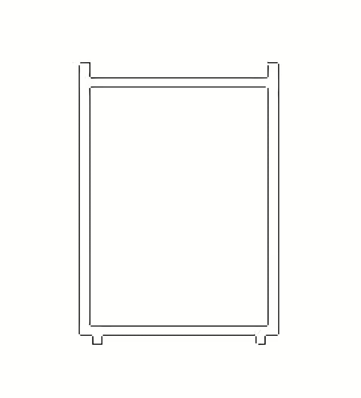 Crni podaljševalni profil SAT Tex BB pro tuš vrata, proširenje 30 mm