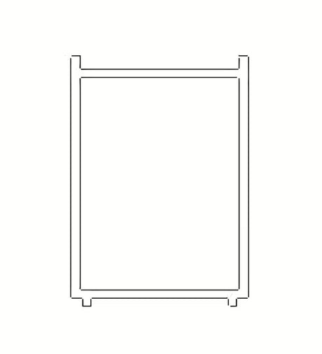 Crni podaljševalni profil SAT Tex BB pro tuš vrata, proširenje 30 mm