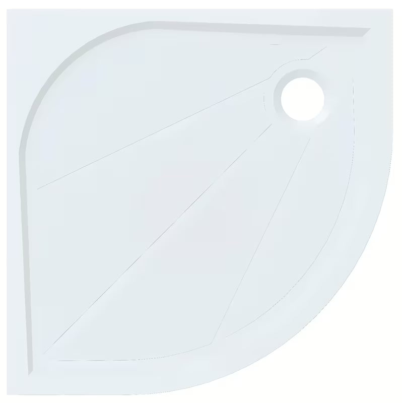 Polkrožna tuš kabina SAT Tex 90x90 cm s prozirnim staklom i sjajnim kromiranim profilima