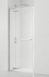 Tuš vrata za nišo SAT TGD New 120 cm v sijajnem kromu s prozornim steklom in premazom Easyclean.