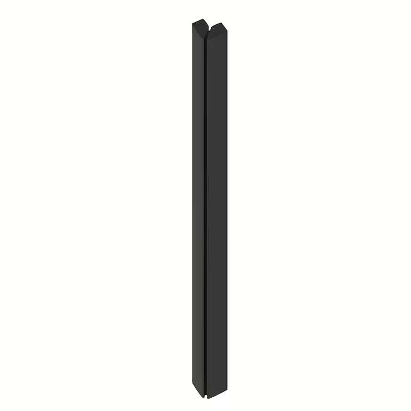 Kvadratna tuš kabina SAT TGD New 90x90 cm v črni mat barvi s prozornim steklom
