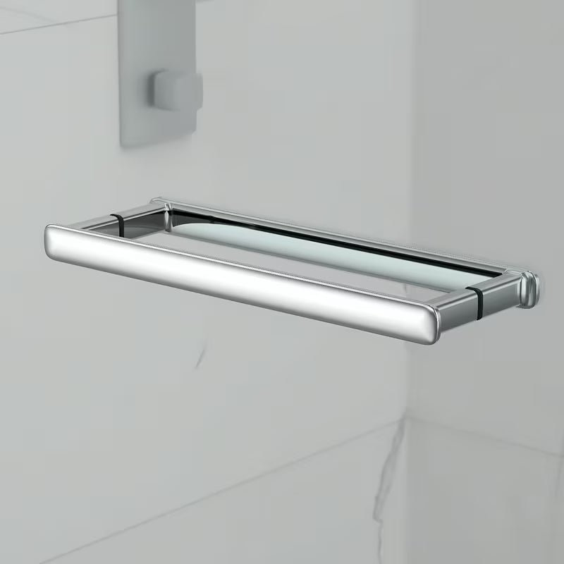 Pravokotna tuš kabina SAT TGD New 100x90 cm v sijaj krom izvedbi s prozornim steklom in premazom Easyclean.