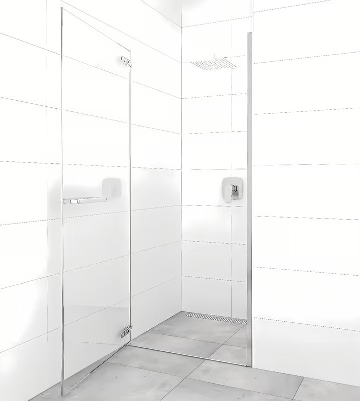 Tuš vrata za nišo SAT Tgd New 80 cm v sijajnem kromu s prozornim steklom