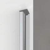 Tuš vrata SAT Tgd New 90 cm za nišo v sijajnem kromu s prozornim steklom