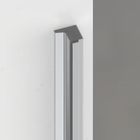 Tuš vrata SAT Tgd New 90 cm za nišo v sijajnem kromu s prozornim steklom