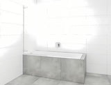 Stena za Kopalno Kad SAT Tgd New 150x80 cm s prozornim steklom in profilom v sijajnem kromu