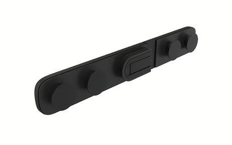 Tuš vrata SAT Tgd New za nišu 90 cm u mat crnoj boji s prozirnim staklom