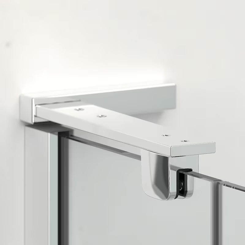 Tuš vrata za nišu SAT Tgd New 90 cm u sjajnom kromu s prozirnim staklom