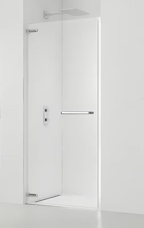 Bezokvirna tuš vrata SAT TGD New 100 cm za nišu u sjajnom kromu s prozirnim staklom