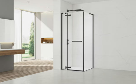 Pravokutni tuš paravan bez okvira tuš kabina SAT Tgd New 90x80 cm u krom izvedbi s prozirnim staklom