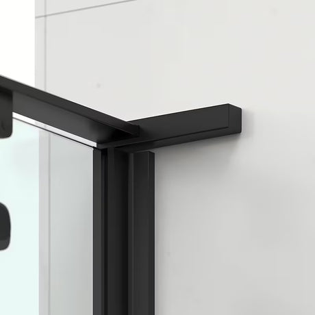 Pravokutna tuš kabina bez okvira tuš kabina SAT Tgd New 90x80 cm u krom izvedbi s prozirnim staklom