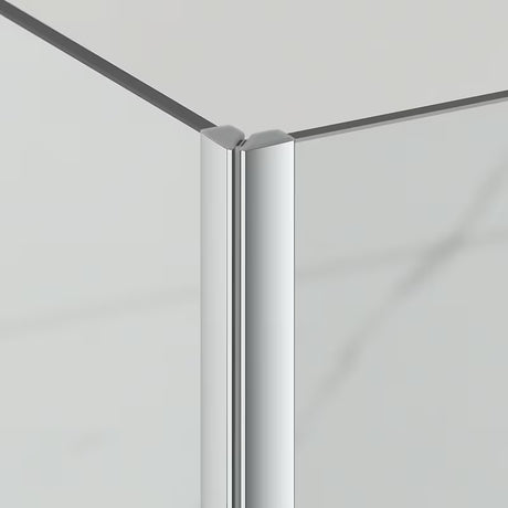 Pravokotna tuš kabina SAT TGD New 100x90 cm u sjajnom kromu s prozirnim staklom