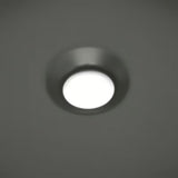 Okrugli umivalnik na ploščo SAT Mood u tamnosivoj mat obradi, dimenzija 36x36x12 cm.