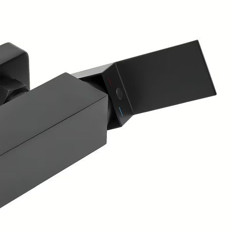 Enoročna armatura za tuš SAT Vision v mat črni barvi pro za stensko montažo