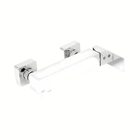 Kromirana stenska enoročna armatura za tuš SAT Vision brez tuš seta