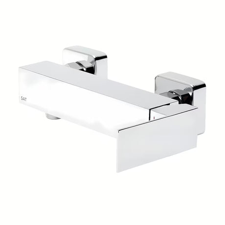 Kromirana stenska enoročna armatura za tuš SAT Vision brez tuš seta