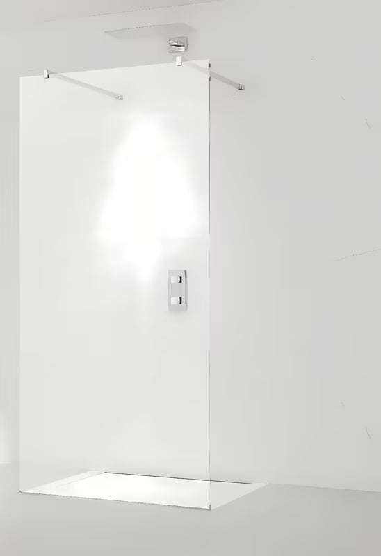 Walk-in tuš stena SAT Walk-in 60x200 cm s prozornim steklom in profilom v sijajnem kromu