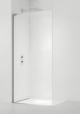 Walk-in tuš stena SAT Walk-in 60 cm v krom izvedbi s prozornim varnostnim steklom