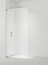 Tuš stena walk-in SAT Walk-in 70 cm s prozornim steklom brez dekorja in profili v sijajnem kromu.