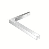 Tuš stena SAT Walk-in 80 cm v krom izvedbi z dimljenim steklom in premazom EasyClean