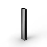 Komplet SAT Walk-In za pro tuš kabino Walk-in v izvedbi PVD gun metal s stranskim profilom in spodnjo letvijo