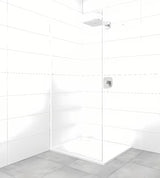 Bela zgibna pritrdilna roka pro tuš kabina SAT Walk-In